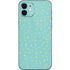 Teal and Yellow Polka Dots iPhone 12 Skin