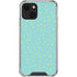 Teal and Yellow Polka Dots iPhone 13 Mini Clear Case