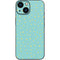 Teal and Yellow Polka Dots iPhone 13 Mini Skin