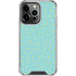 Teal and Yellow Polka Dots iPhone 13 Pro Clear Case