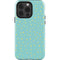 Teal and Yellow Polka Dots iPhone 13 Pro Impact Case