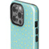 Teal and Yellow Polka Dots iPhone 13 Pro Impact Case