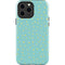 Teal and Yellow Polka Dots iPhone 13 Pro Max Impact Case