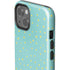 Teal and Yellow Polka Dots iPhone 15 Impact Case