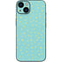 Teal and Yellow Polka Dots iPhone 15 Plus Skin