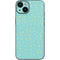 Teal and Yellow Polka Dots iPhone 14 Plus Skin