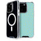 Teal and Yellow Polka Dots iPhone 14 Pro MagSafe Case