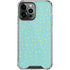 Teal and Yellow Polka Dots iPhone 14 Pro Max Clear Case