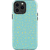 Teal and Yellow Polka Dots iPhone 15 Pro Max Impact Case
