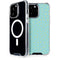 Teal and Yellow Polka Dots iPhone 14 Pro Max MagSafe Case