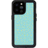 Teal and Yellow Polka Dots iPhone 14 Pro Max Waterproof Case