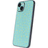Teal and Yellow Polka Dots iPhone 14 Skin
