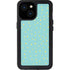 Teal and Yellow Polka Dots iPhone 15 Waterproof Case