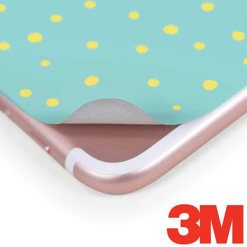 Teal and Yellow Polka Dots iPhone 8 Plus Skin
