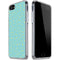 Teal and Yellow Polka Dots iPhone SE (2nd & 3rd Gen) Clear Case
