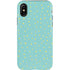 Teal and Yellow Polka Dots iPhone X Pro Case