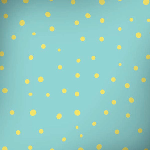 Teal and Yellow Polka Dots iPhone X Pro Case