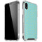 Teal and Yellow Polka Dots iPhone XR Clear Case