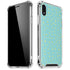 Teal and Yellow Polka Dots iPhone XR Clear Case