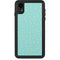 Teal and Yellow Polka Dots iPhone XR Waterproof Case
