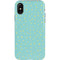 Teal and Yellow Polka Dots iPhone XS Pro Case