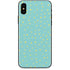 Teal and Yellow Polka Dots iPhone XS Skin