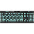 Teal and Yellow Polka Dots K95 RGB PLATINUM Mechanical Gaming Keyboard Skin