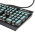 Teal and Yellow Polka Dots K95 RGB PLATINUM Mechanical Gaming Keyboard Skin