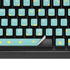 Teal and Yellow Polka Dots K95 RGB PLATINUM Mechanical Gaming Keyboard Skin