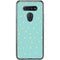 Teal and Yellow Polka Dots LG K51/Q51 Clear Case