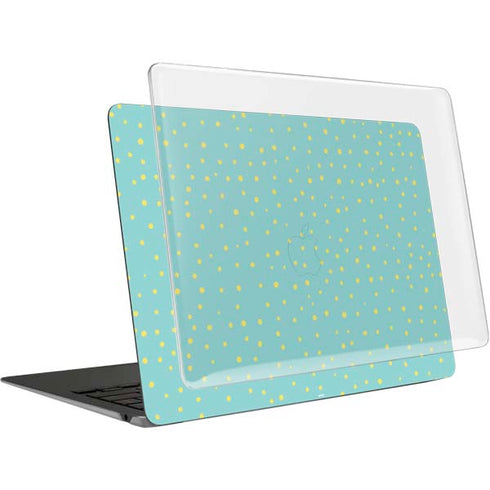 Teal and Yellow Polka Dots MacBook Air 13in (2020) Case plus Skin