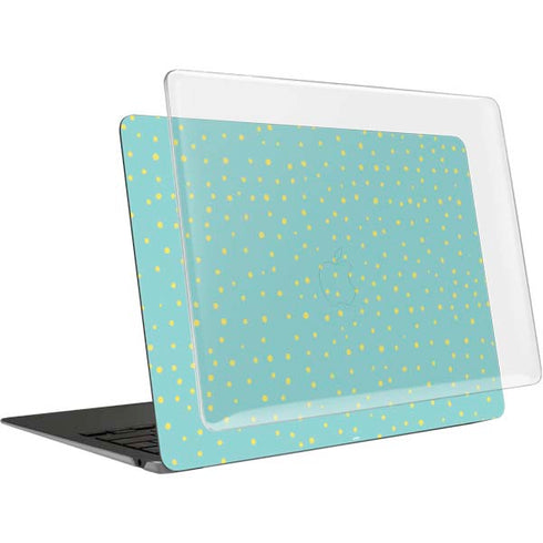 Teal and Yellow Polka Dots MacBook Air 13in M1 (2021) Case plus Skin