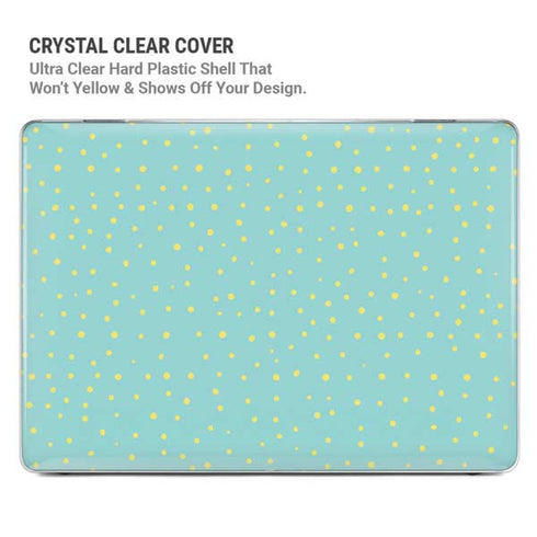 Teal and Yellow Polka Dots MacBook Pro 15in (2016-19) Case plus Skin