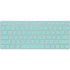 Teal and Yellow Polka Dots Magic Keyboard Skin