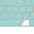 Teal and Yellow Polka Dots Magic Keyboard Skin