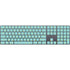 Teal and Yellow Polka Dots Magic Keyboard with Numeric Keypad Skin