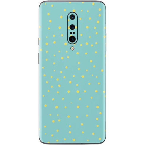 Teal and Yellow Polka Dots OnePlus 7 Pro Skin