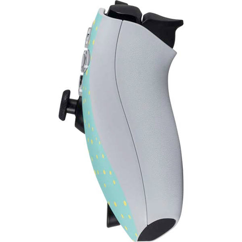 Teal and Yellow Polka Dots PlayStation Portal Remote Player Skin