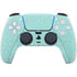 Teal and Yellow Polka Dots PS5 Controller Skin