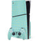 Teal and Yellow Polka Dots PS5 Slim Disk Bundle Skin
