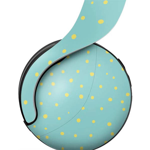 Teal and Yellow Polka Dots PULSE 3D Wireless Headset for PS5 Skin