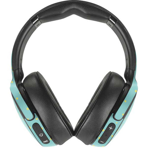 Teal and Yellow Polka Dots Skullcandy Venue Skin
