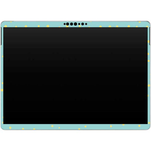 Teal and Yellow Polka Dots Surface Pro 9 Skin