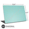 Teal and Yellow Polka Dots Universal Laptop 16.6in (13.4 x 9.7in) Skin