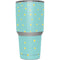 Teal and Yellow Polka Dots Yeti 30oz Rambler Tumbler Skin