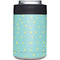 Teal and Yellow Polka Dots Yeti Colster Can Insulator Skin
