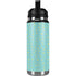 Teal and Yellow Polka Dots YETI Rambler 26oz Bottle Skin