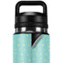 Teal and Yellow Polka Dots YETI Rambler 26oz Bottle Skin