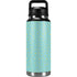 Teal and Yellow Polka Dots YETI Rambler 36oz Bottle Skin