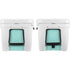 Teal and Yellow Polka Dots YETI Tundra 75 Hard Cooler Skin
